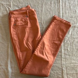 Maurices Rust Skinny Jeggings Size Medium